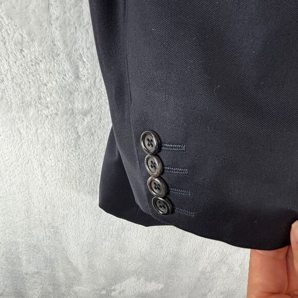 CANALI Navy Blue Wool Blazer Sport Coat Made in Italy Size US 50XL - Picture 4 of 15